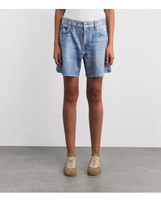 Rag & Bone Blue Miramar Kaia Shorts