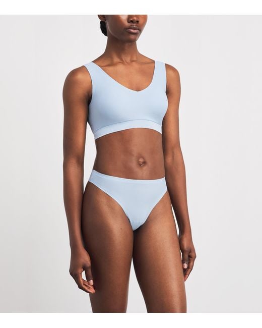 Chantelle Blue Softstretch Thong