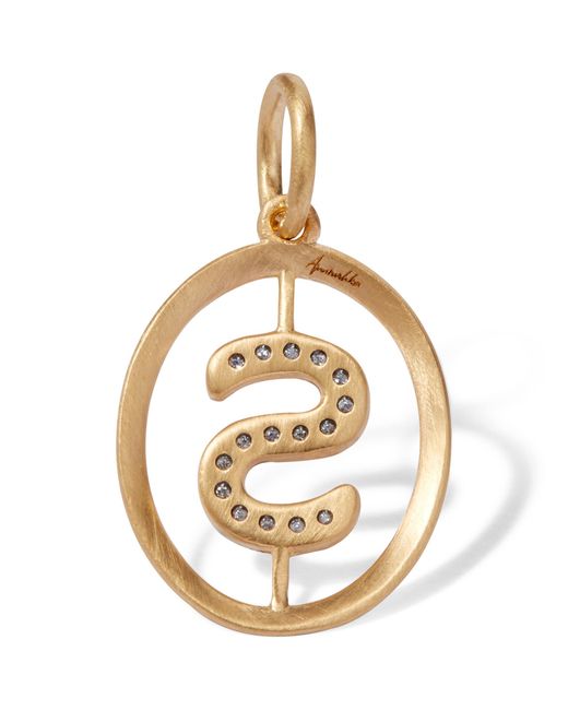 Annoushka Metallic And Diamond Initial S Pendant