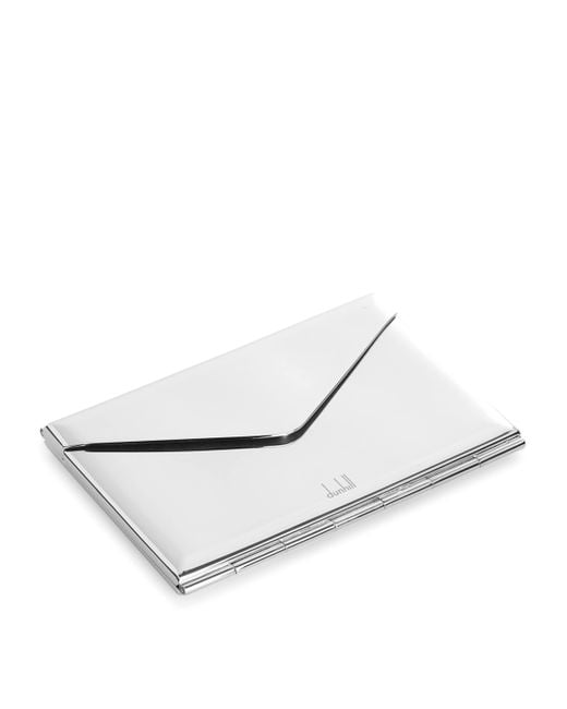 Dunhill White Envelope Card Case for men