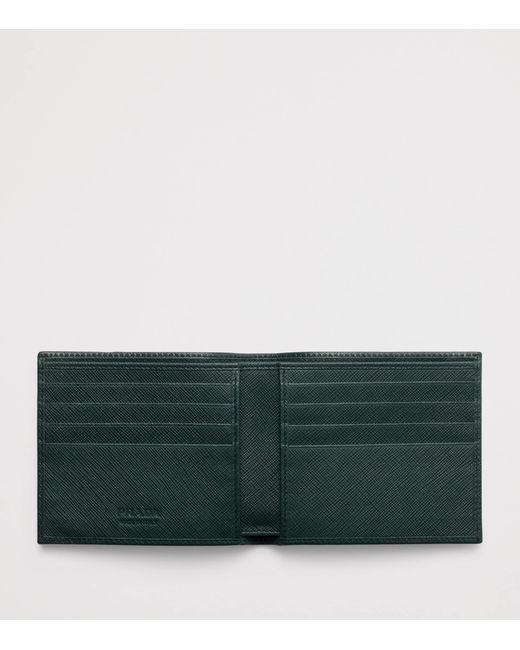 Prada Green Saffiano Leather Wallet for men