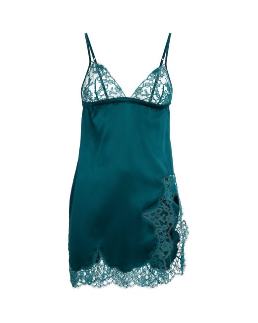 Coco De Mer Green Nilima Slip Dress