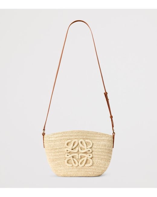 Loewe Natural X Paula's Ibiza Raffia Eclipse Pochette