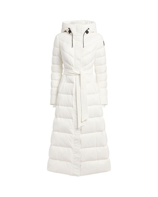Mackage White Calina Quilted Shell-down Coat