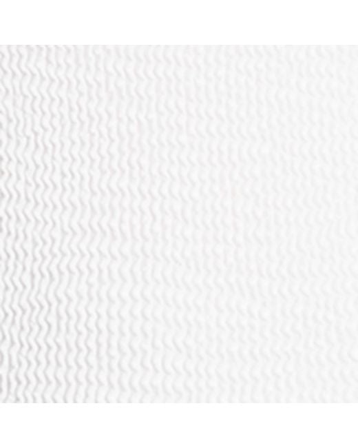 Hunza G White Square-Neck Swimsuit
