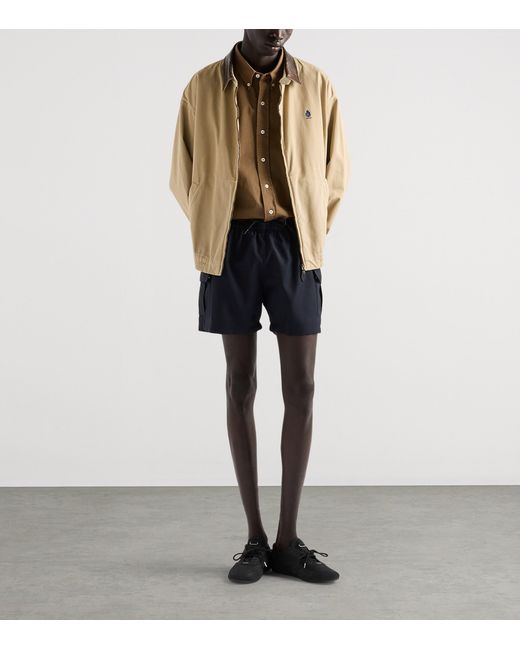 Prada Brown Cotton Logo Shirt for men