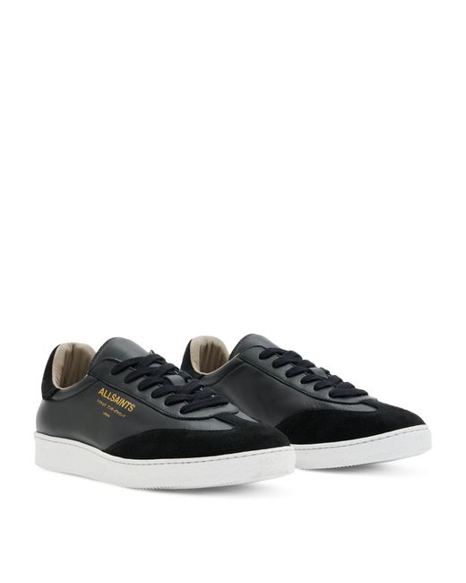 AllSaints Black Leather Thelma Sneakers