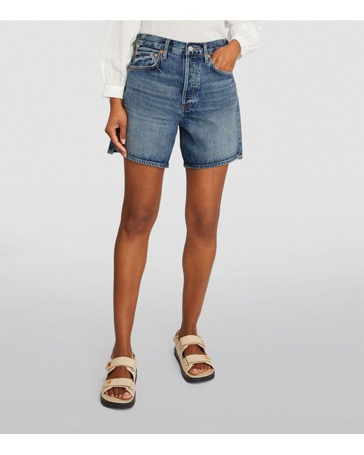 Citizens of Humanity Blue Marlow Denim Shorts