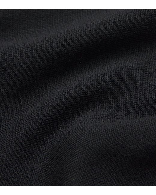 Theory Black Regal Wool Sweater Vest
