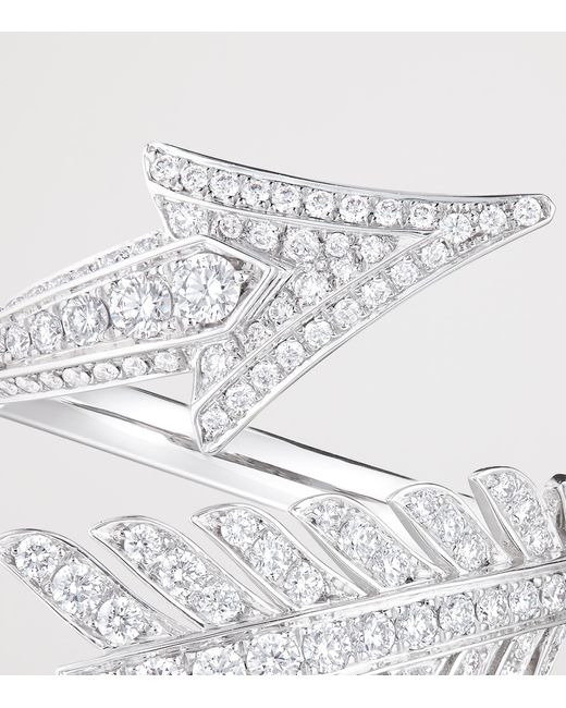 Boucheron White And Diamond Nature Triomphante Flèche Ring
