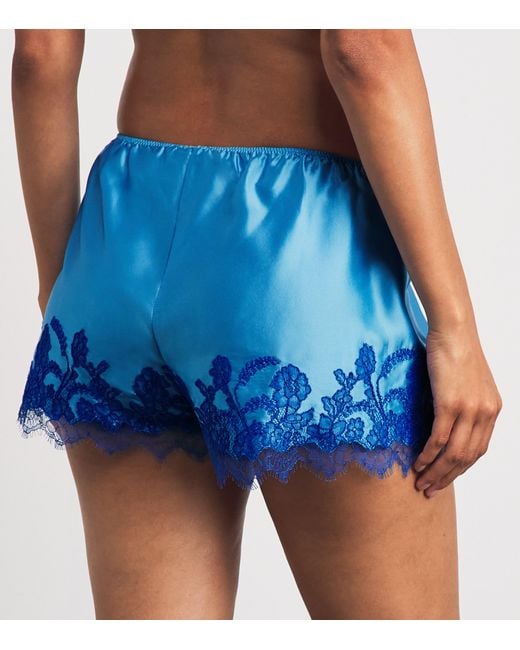 Torlowei Blue Silk Tokoni Shorts