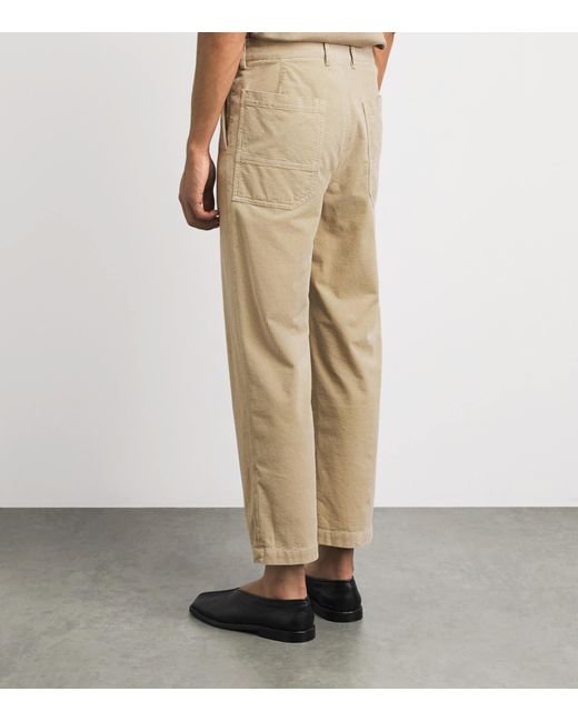 Barena Natural Corduroy Straight Trousers for men