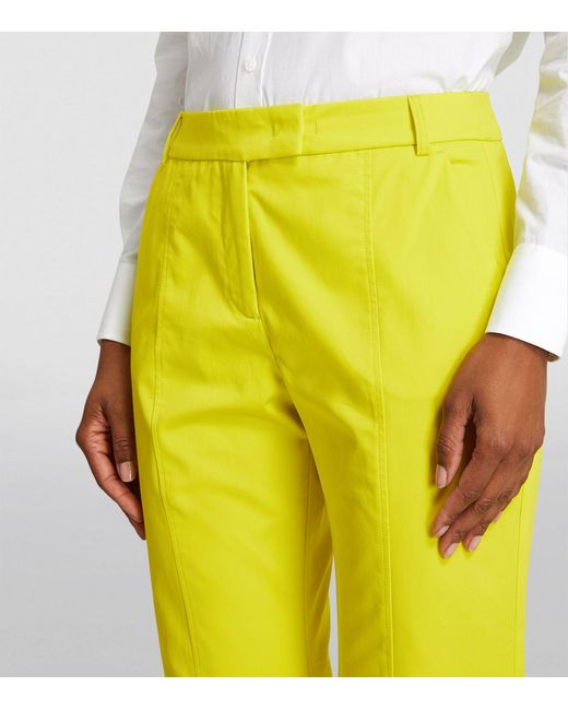 MAX&Co. Yellow Flared Trousers