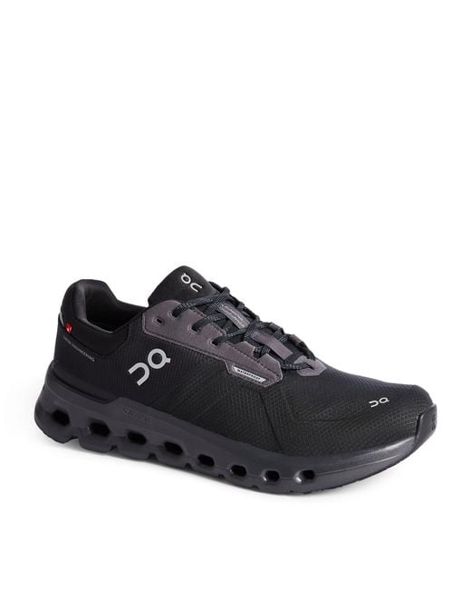 On Shoes Black Waterproof Cloudrunner 2 Trainers for men