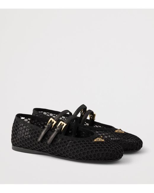 Prada Black Ballet Flats