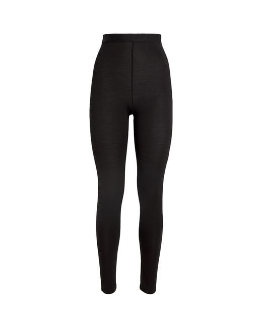 Falke Black Daily Climawool Tights