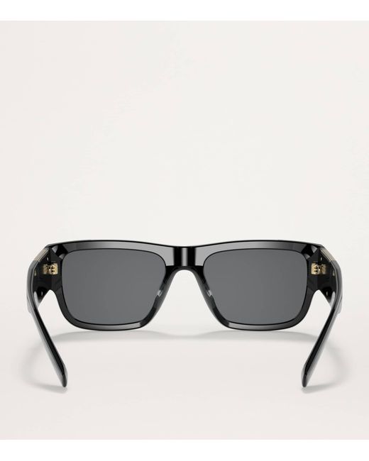 Versace Black Acetate Sunglasses for men