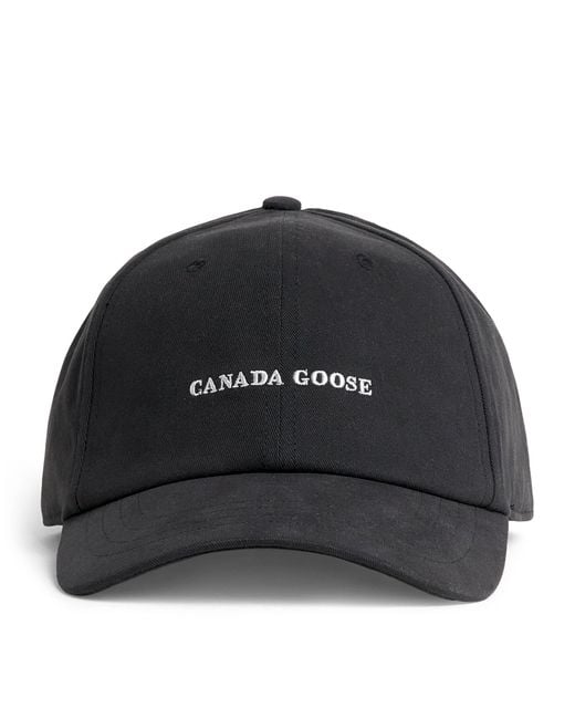Canada Goose Black Logo Everyday Baseball Cap for men