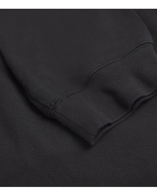 Skims Black Jersey Lounge Zip-Up Hoodie for men