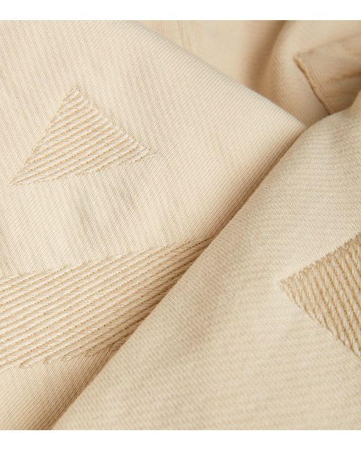 Off-White c/o Virgil Abloh Natural Cotton Embroidered-diagonals Sweatpants for men