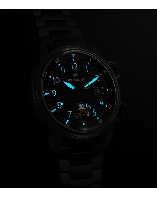 Bremont Black X Felix The Cat Titanium Altitude Mb Meteor Pilot's Watch for men
