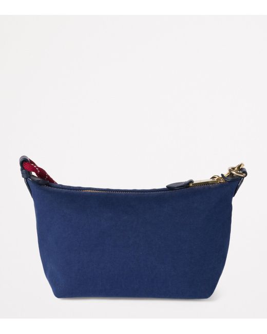 Miu Miu Blue Gabardine Pouch