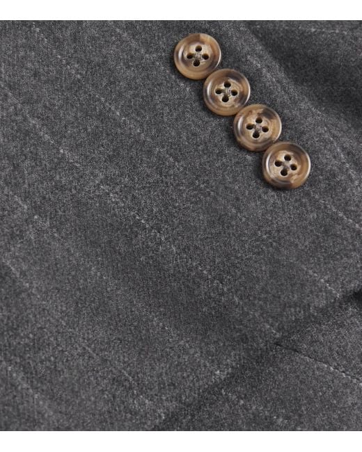 Polo Ralph Lauren Gray Wool Chalk-Stripe 2-Piece Suit for men