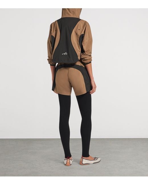 Balenciaga Brown Technical Cropped Jacket