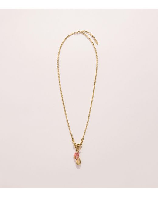 Chloé Pink Tropicus Pendant Necklace