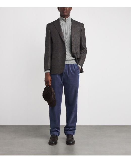 Polo Ralph Lauren Blue Corduroy Whitman Trousers for men