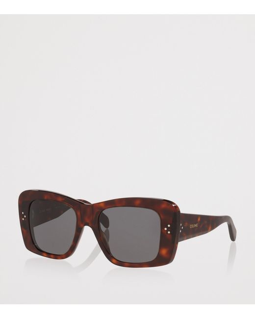 Céline Brown 3 Dots Cl40321I Square Sunglasses