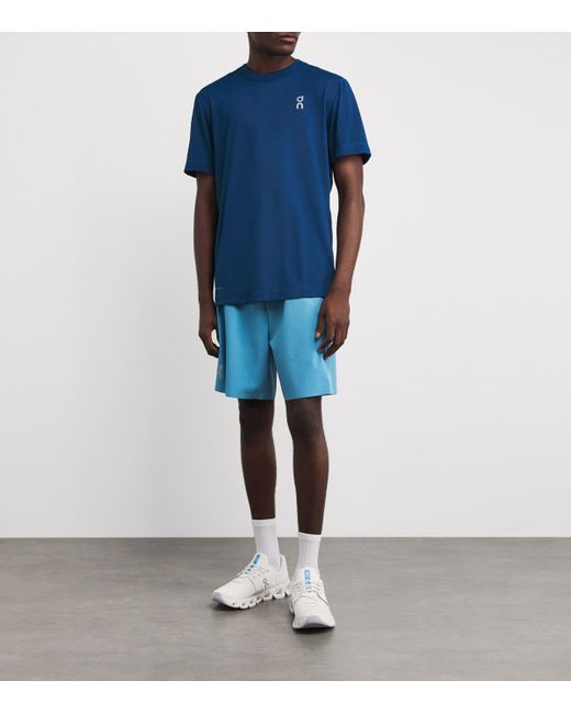 On Shoes Blue Train T-Shirt for men
