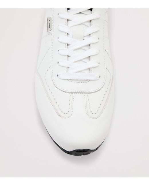 AllSaints White Leather Liam Sneakers for men