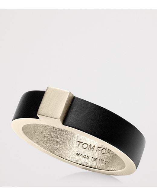 Tom Ford Black Thin Fera Ring