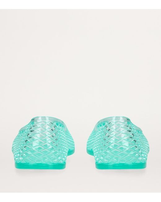 Ancient Greek Sandals Green Jelly Iro Ballet Flats