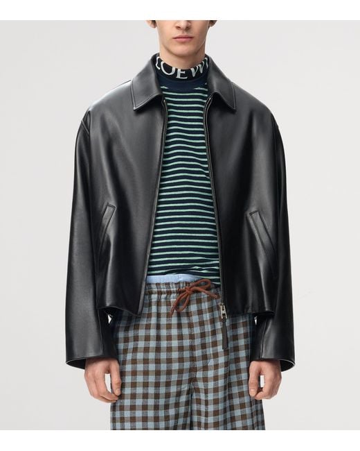 Loewe Black Lambskin Jacket for men