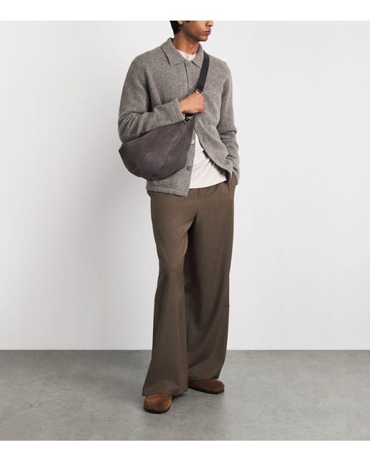 NN07 Gray Wool-Blend Jonas Cardigan for men