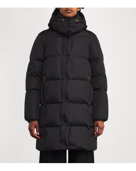 Moncler Black Down Litte Long Coat