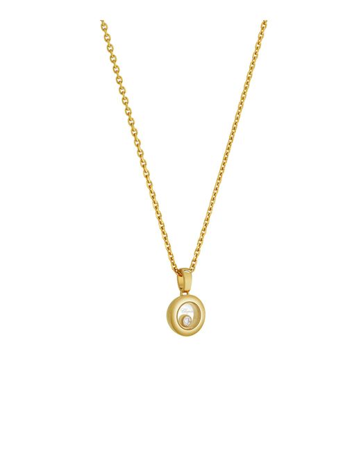 Chopard Metallic And Diamond Happy Diamonds Icons Pendant