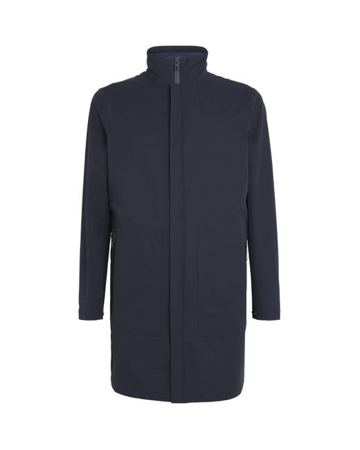 Woolrich Blue Waterproof 2-In-1 Car Coat for men