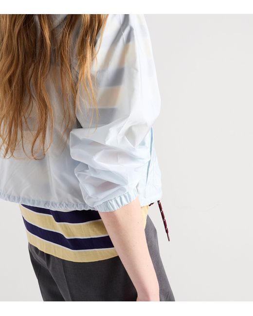 Prada Blue Re-Nylon Blouson Jacket