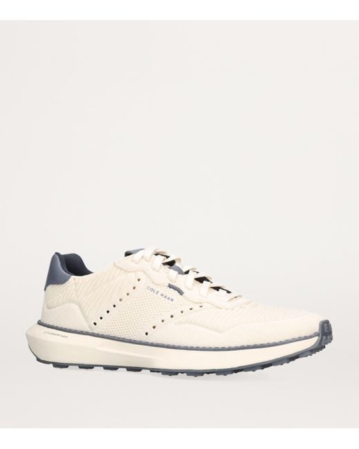 Cole Haan White Grandpro Ashland Stitchlite Sneakers for men