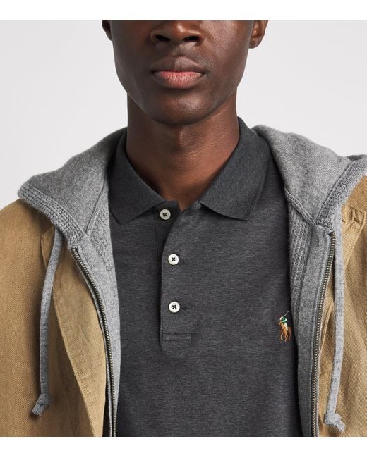 Polo Ralph Lauren Black Cotton Classic-Fit Polo Shirt for men