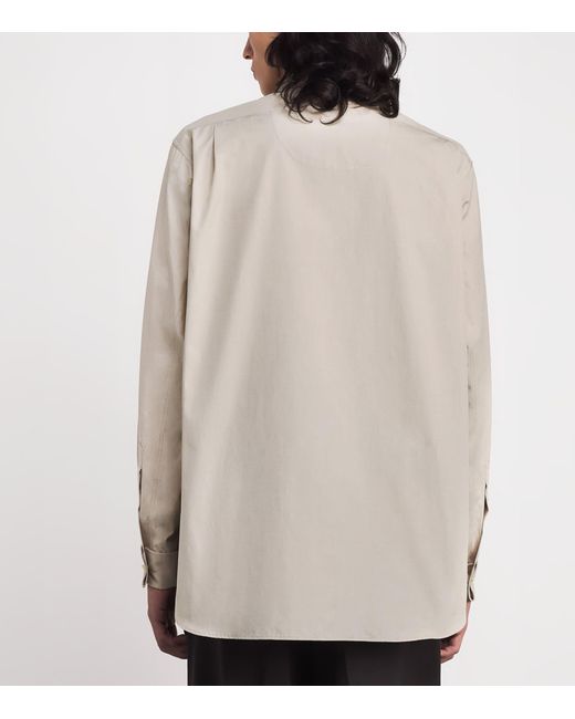 The Row White Melchior Cotton Shirt for men