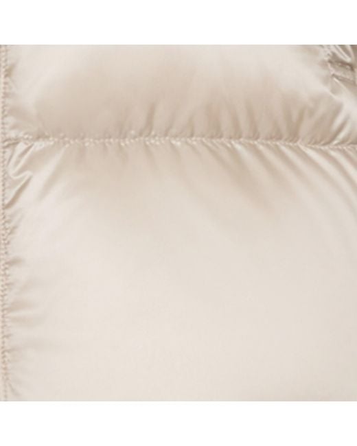 Max Mara Natural Down-Filled Quilted Coat