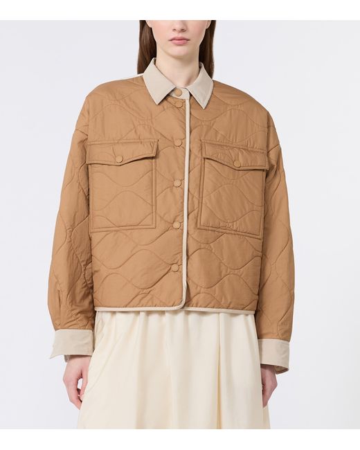 Weekend by Maxmara Natural Quilted Reversible Jacket