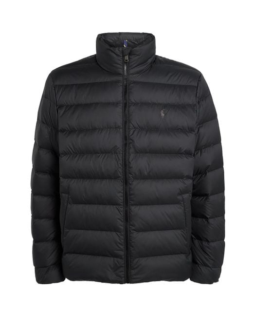 Polo Ralph Lauren Black Down Puffer Jacket for men