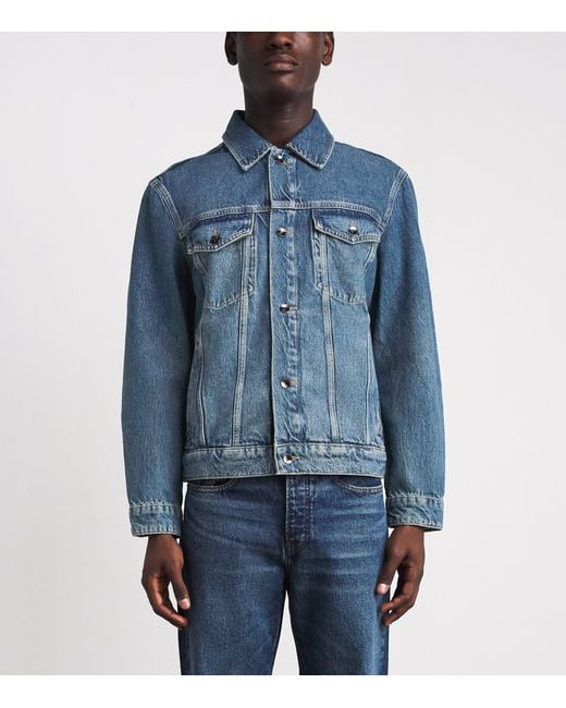 Rag & Bone Blue Denim Trucker Jacekt for men