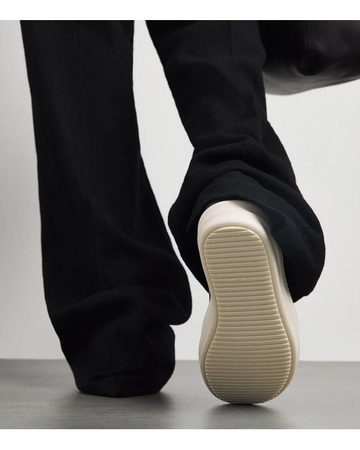 Rick Owens Brown Leather Vintage Sneakers for men