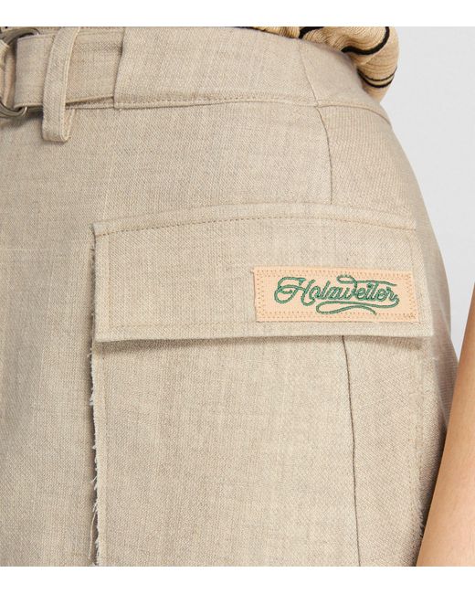 Holzweiler Natural Cotton-linen Gorti Skirt